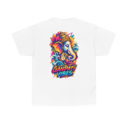 Ganpati Vibes T-Shirt — Colorful Lord Ganesha Graphic Tee