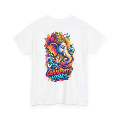 Ganpati Vibes T-Shirt — Colorful Lord Ganesha Graphic Tee