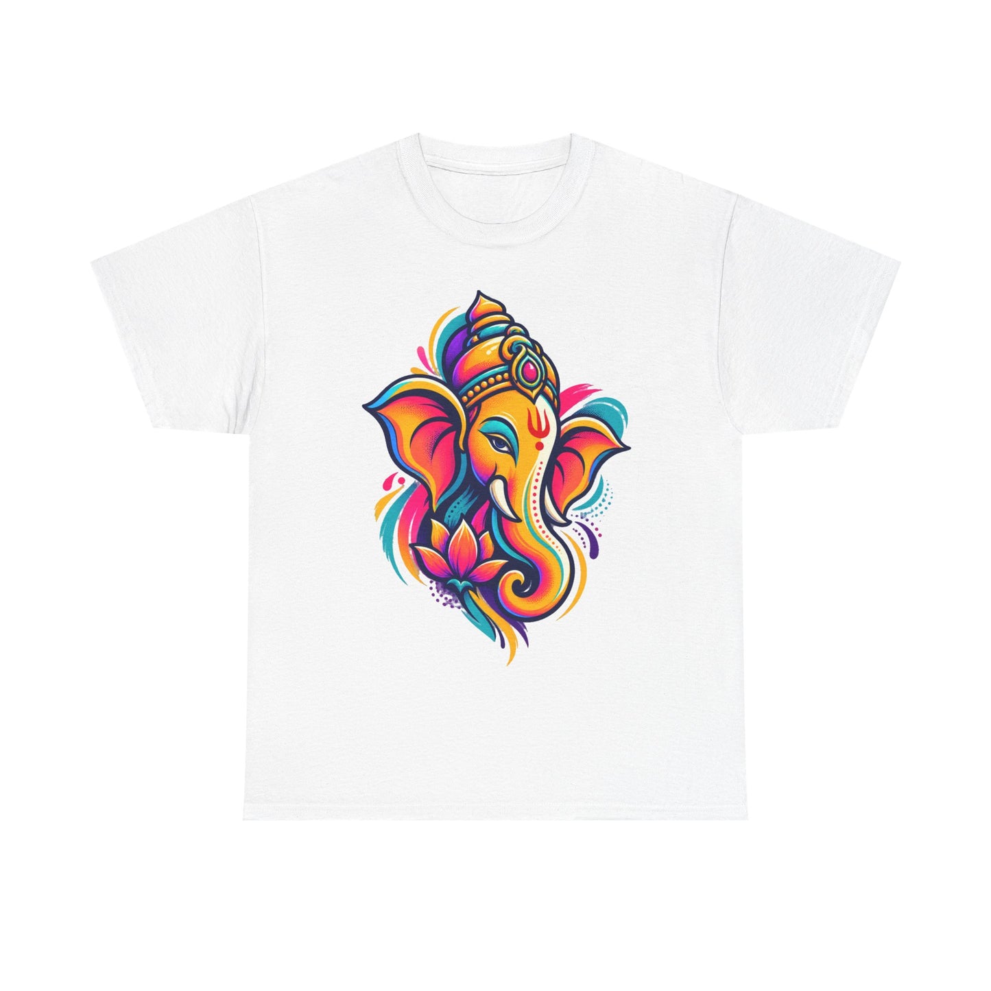 Ganpati Vibes T-Shirt — Colorful Lord Ganesha Graphic Tee