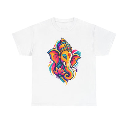 Ganpati Vibes T-Shirt — Colorful Lord Ganesha Graphic Tee