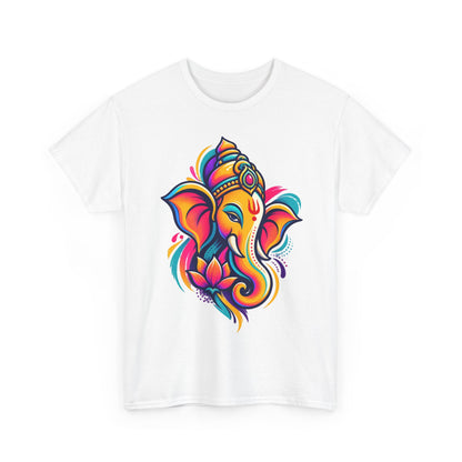 Ganpati Vibes T-Shirt — Colorful Lord Ganesha Graphic Tee