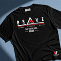 Brave Tee — Black — front view 1