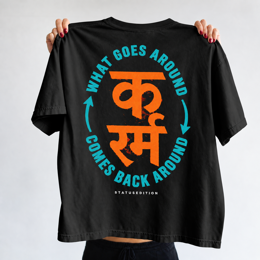 Circle of Life Tee — Black — back view 1