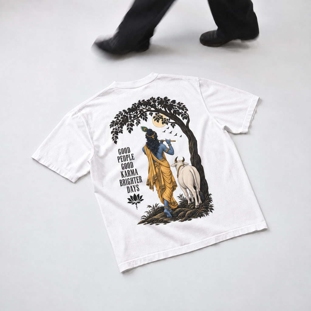 Divine Companion Tee — White — back