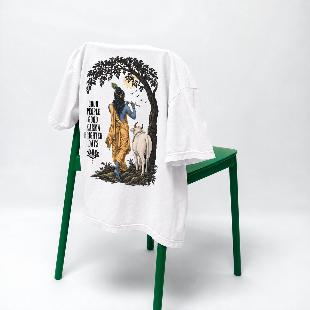 Divine Companion Tee — White — back
