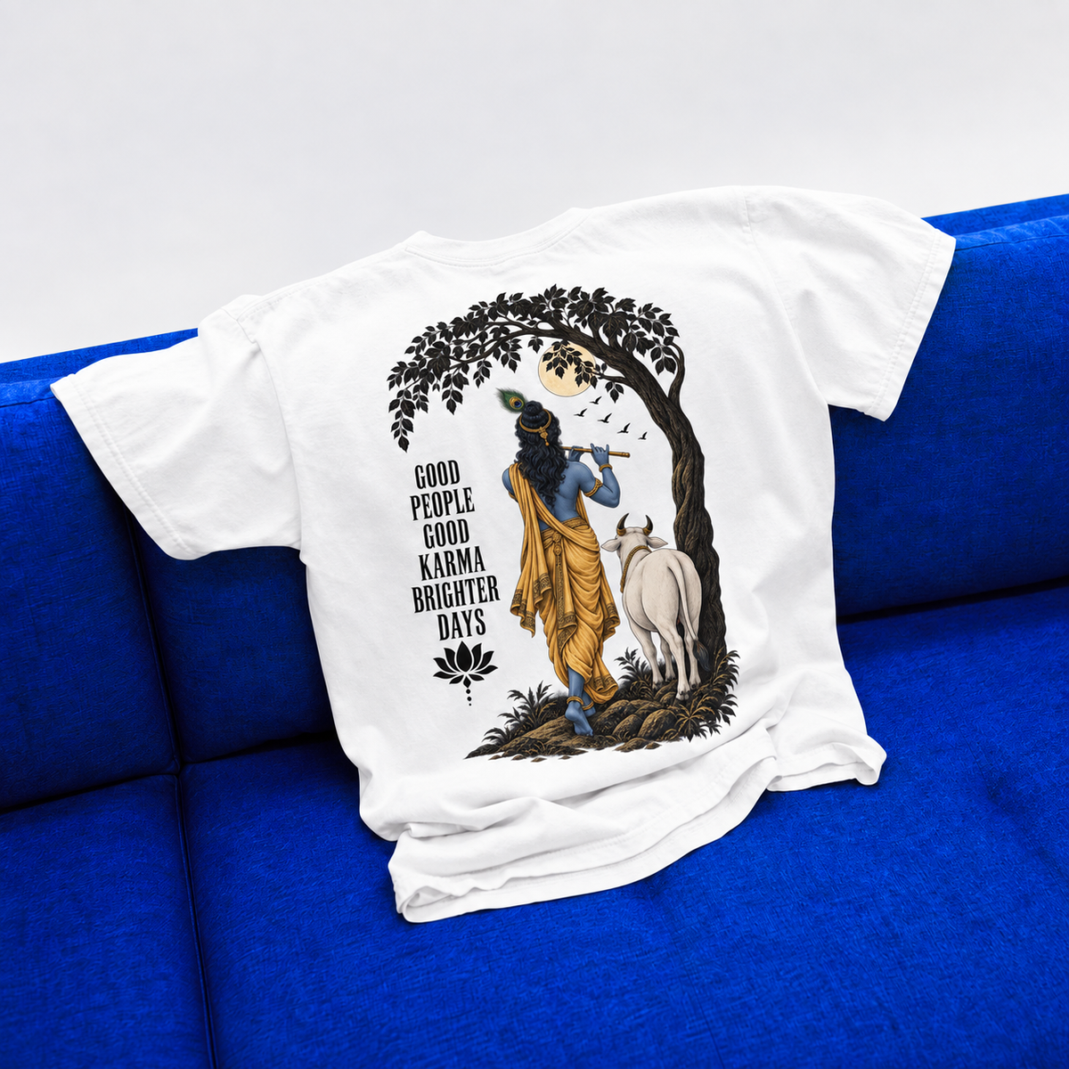 Divine Companion Tee — White — back
