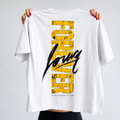 Forever Young Tee — White — back view 1
