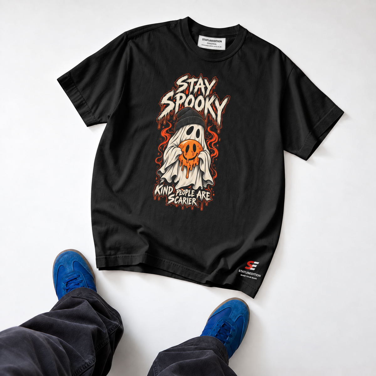 Boo Pals Tee — Black — front