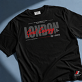 London Good Energy Tee â€” Black, front view 1