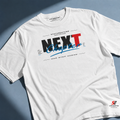 Next Chapter Tee â€” White, front view 1