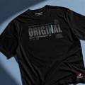 Original Built Different black T-shirt front view 1