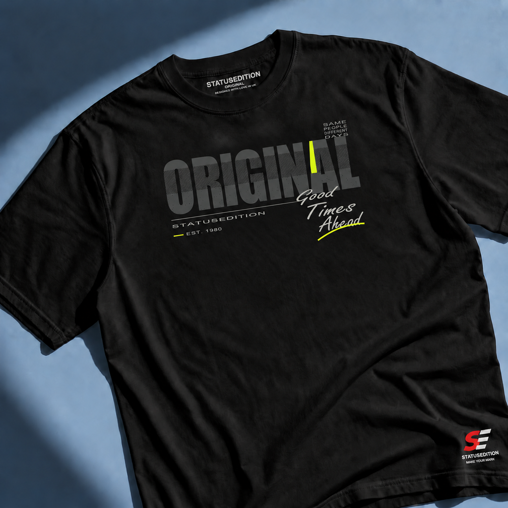 Original Good Times Tee — Black, front view 1