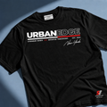 Urban Edge Tee — Black — front view 1
