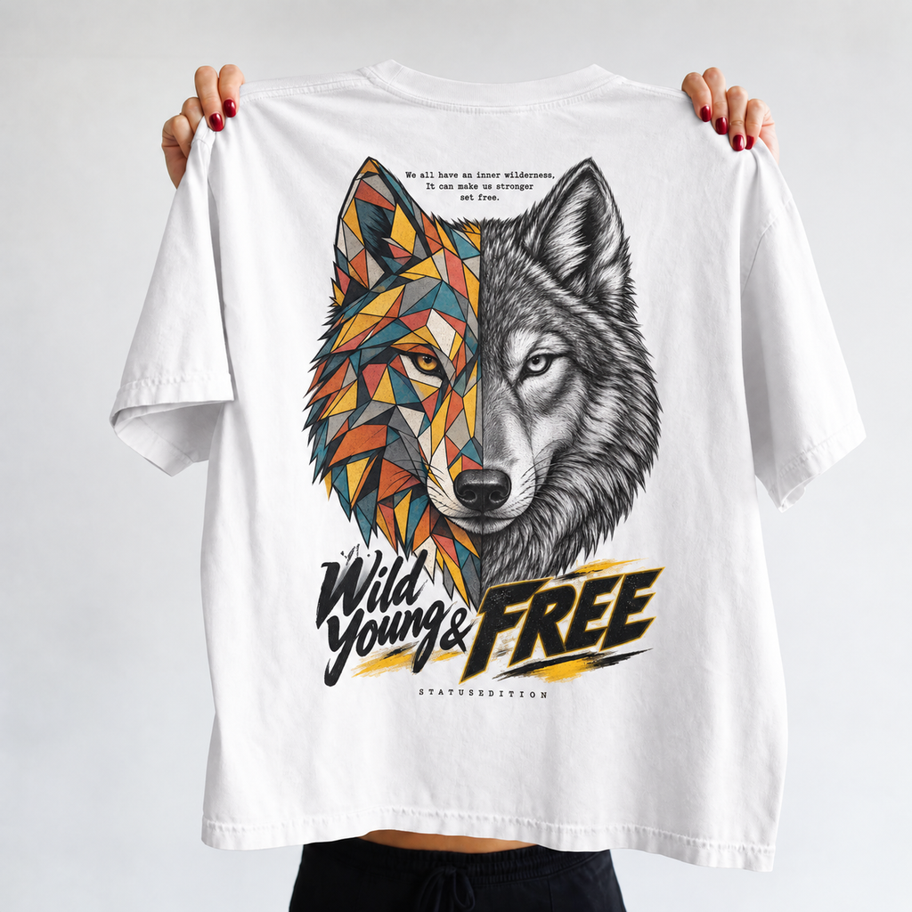 Wild Within Tee — White — back view 1