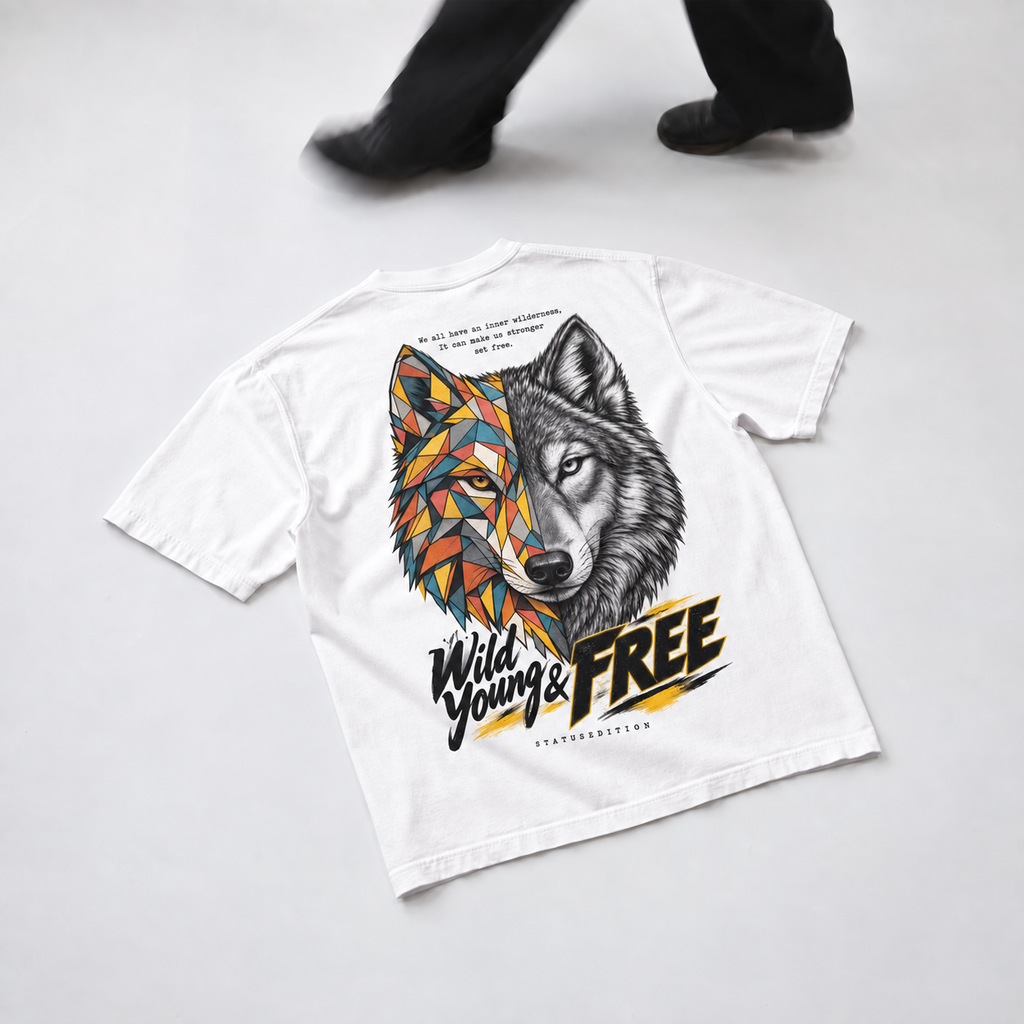 Wild Within Tee — White — back view 2