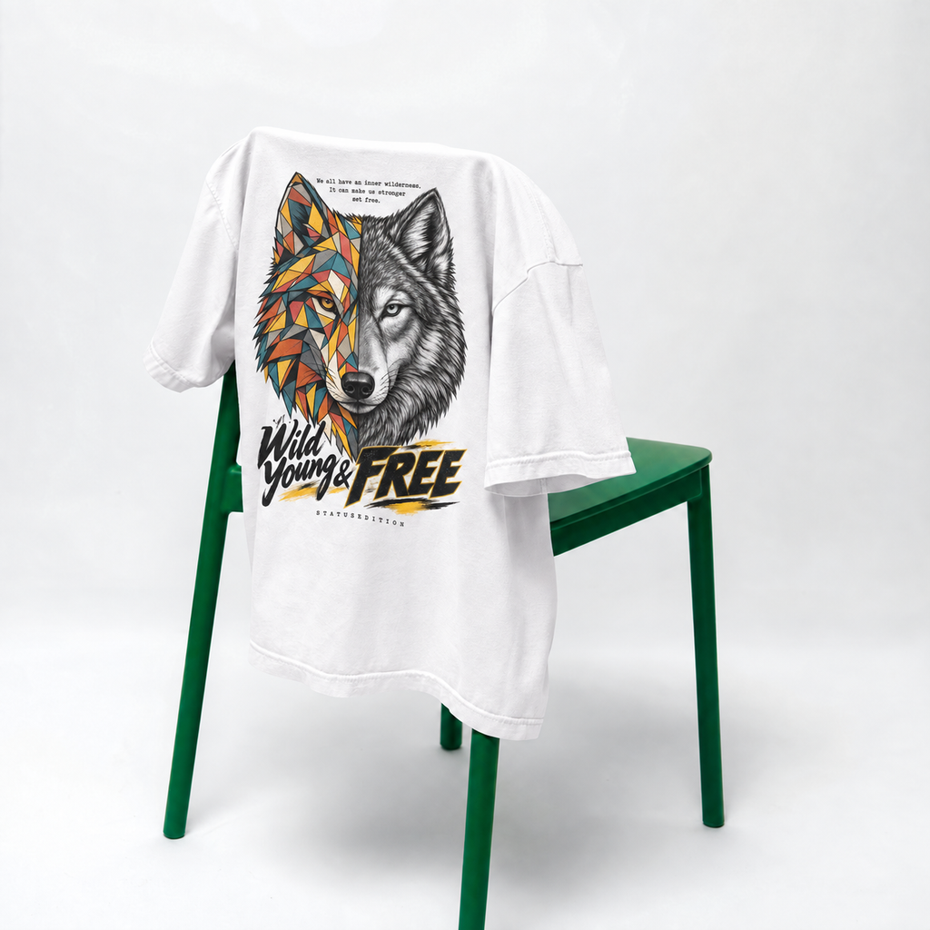 Wild Within Tee — White — back view 3