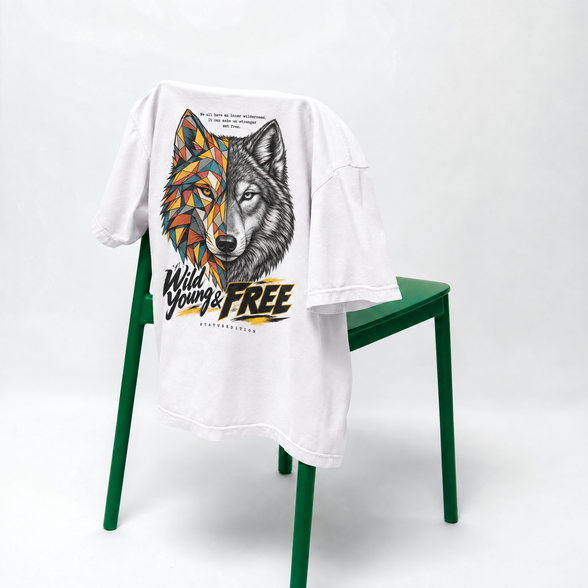 Wild Within Tee — White — back view 3
