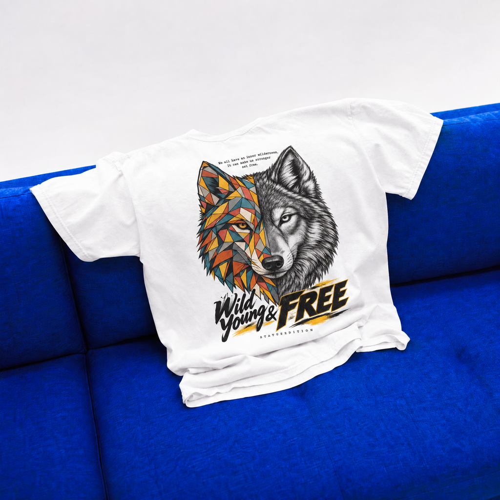 Wild Within Tee — White — back view 4